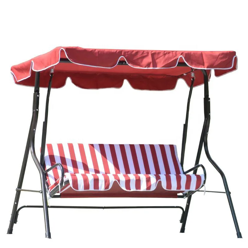 Modern outdoor furniture customized garden patio three person swing chair