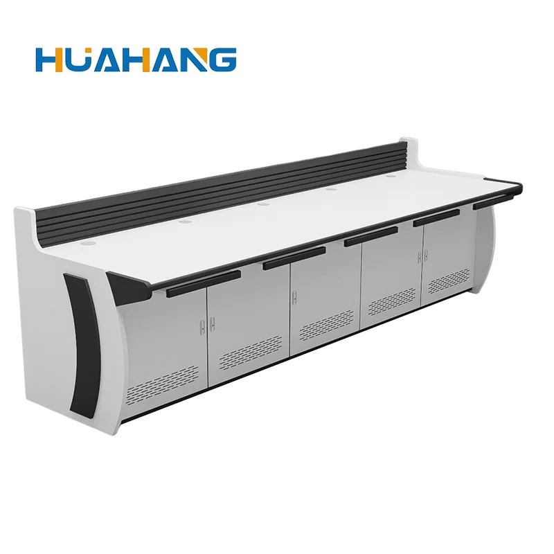 High quality  control room console desk table triple seat central control room console triple