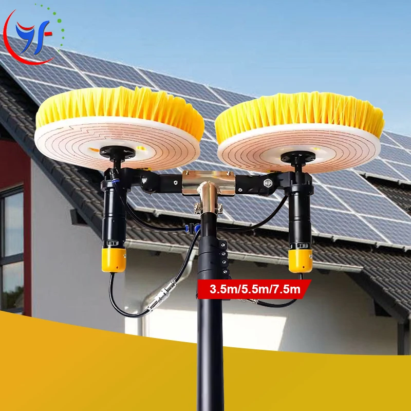Panels Cleaning Roller Brush Solar Panel Cleaning Brush Solar PV Cleaning Robot