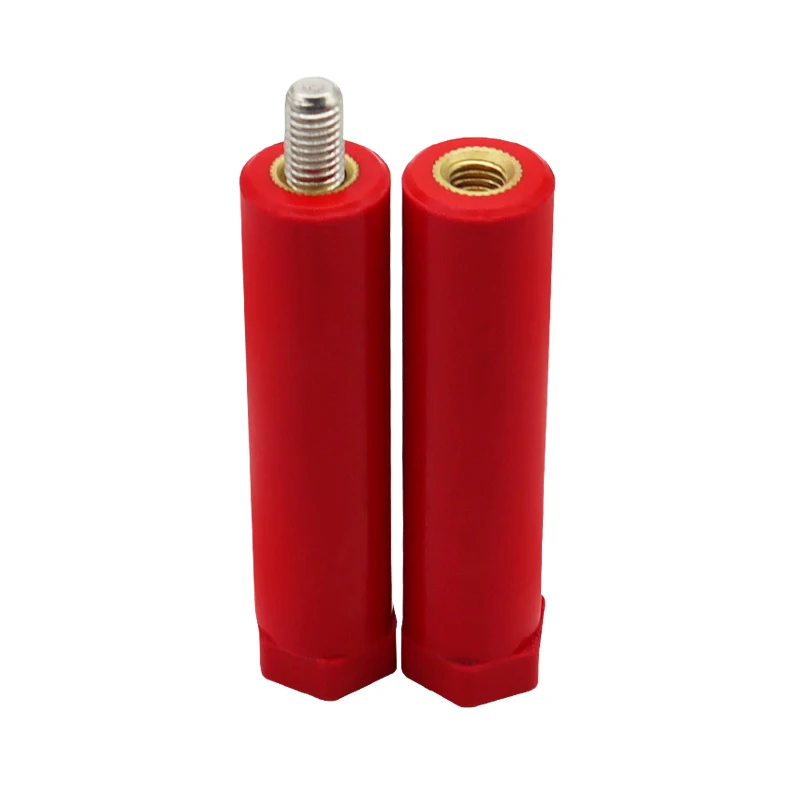 Cloy Red Own factory Can be customized Low voltage support JYZ Busbar insulator JYZ20*85 M5 M6 M8 Bus bar insulator