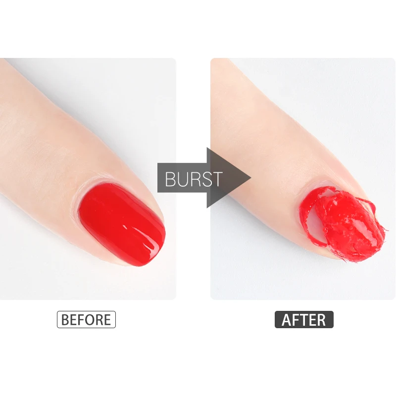 Nail Gel Polish Magic Remover For Manicure Fast Clean Within 2-3 MINS UV Gel Nail Polish Remove Base Top Coat