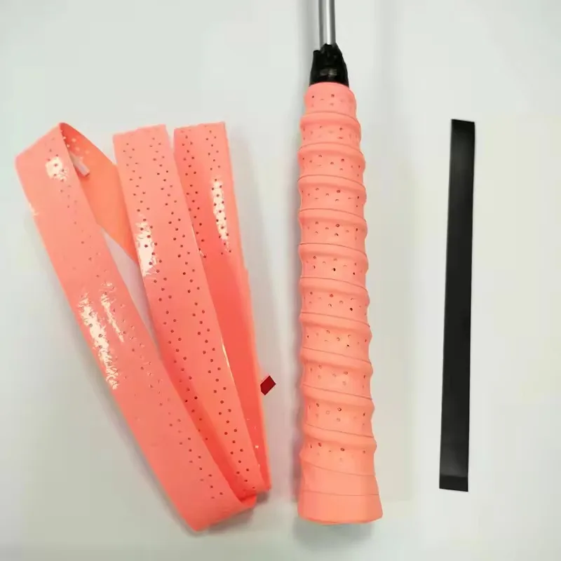 High Quality Anti Slip Perforated Keel Grip Tennis Badminton Overgrips Oem Service Wholesale