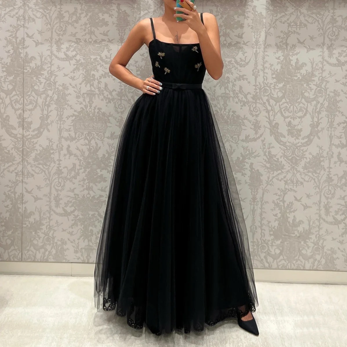 Candice Plus Size Women Clothing Summer Elegant Mermaid Hem Backless Maxi Bridesmaid Lace Dress