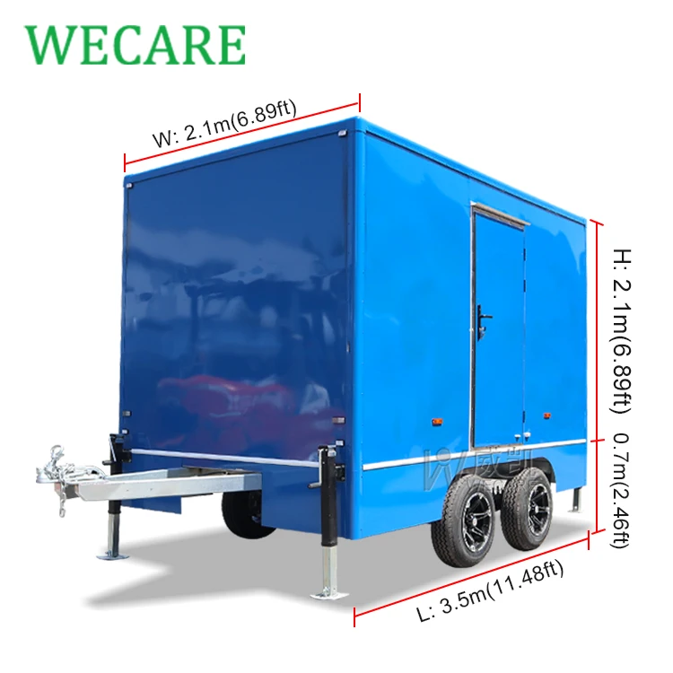 Wecare общественное Производство Китая портативные туалеты трейлер Мобильный Внешний портативный туалет мобильный