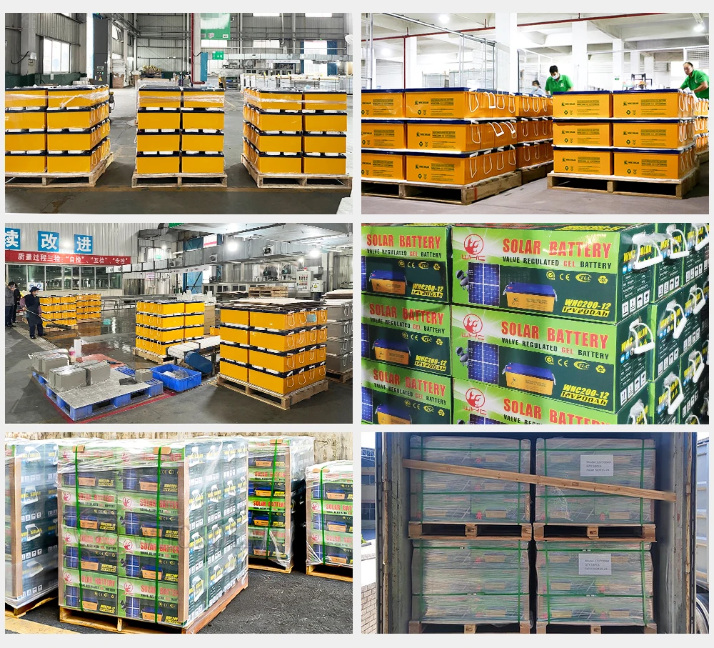 WHC SOLAR inverter 200ah 100 ah battery deep cycle 12v gel battery vrla lead acid batteries 12v 100ah