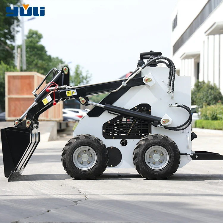 Yuli Factory Cost 3.5 Tons diesel Engine Change Construction Small Compact   Loader Mini slip Steering  slip Loader