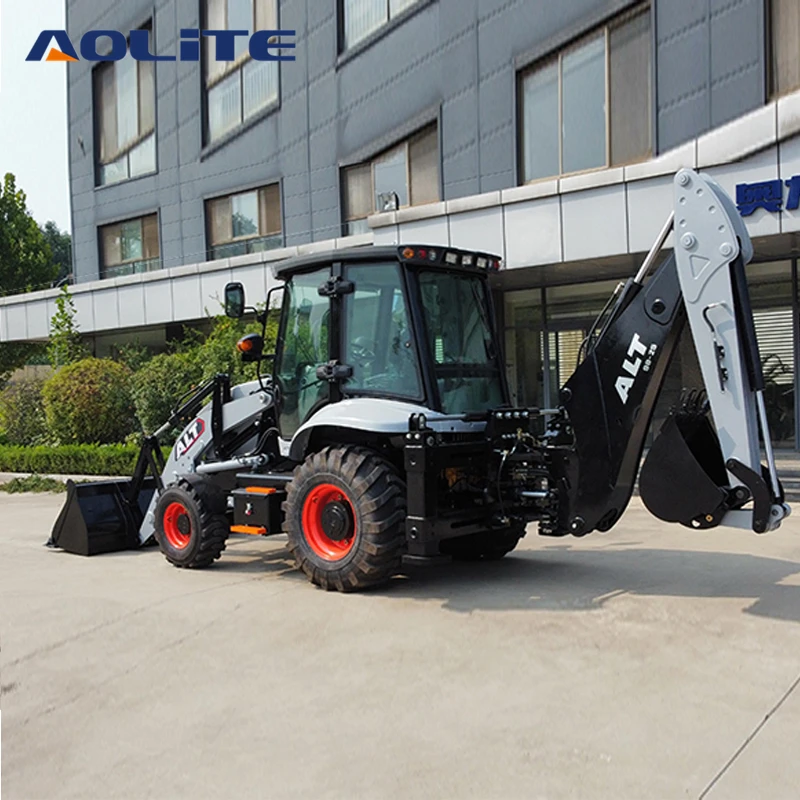 Экскаватор-погрузчик BL90-25 фронтального типа AOLITE высокого качества фронтальный погрузчик 2500 кг 4x4 с экскаватором