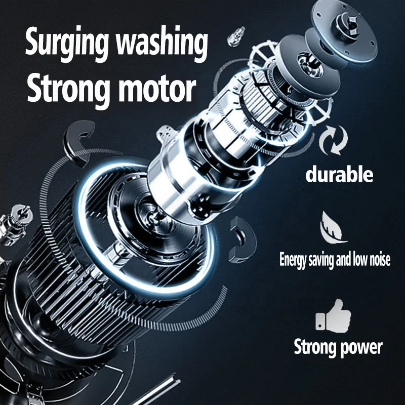 Large capacity single cylinder and single barrel household semi-automatic small dormitory baby and child mini washing machine