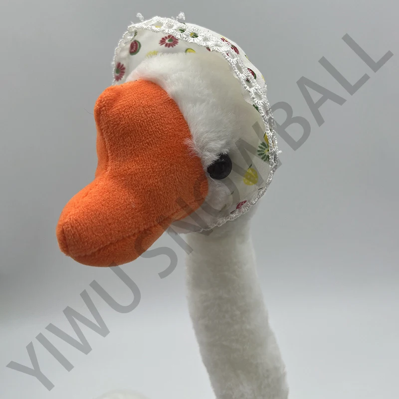 Popular Luminous Repeat Music Lighting Up Dancing Battery Swing Singing Dancing Talking Stuffed Animal Electric Plush Goose Toy