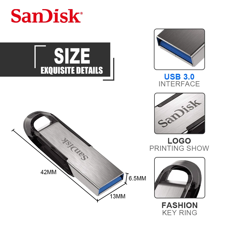  SanDisk флеш-накопитель USB 3 0 128 ГБ 64 32