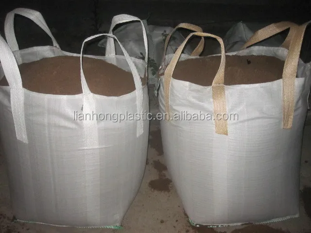 China bulk bag Factory Price FIBC PP Jumbo 1000 kg big bag back bag 500 kg  bulk duffle bag For packing stone,sugar,cement,sand