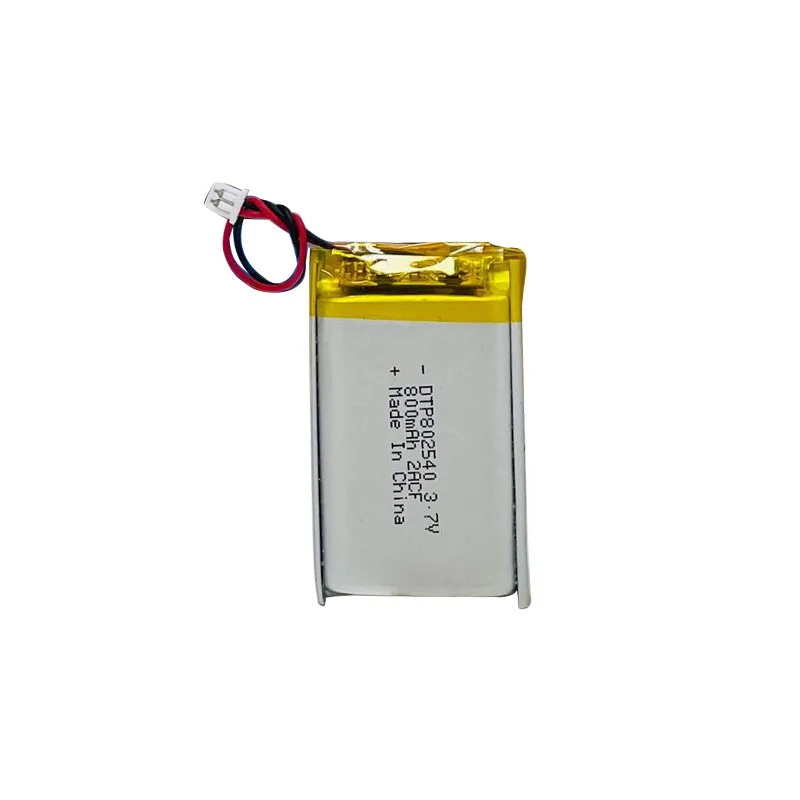 3 7 v батарея DTP802540 800mAh li ion литиевая производитель