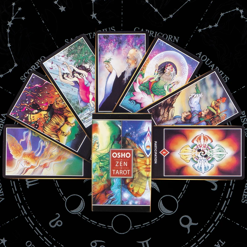 78 Tarot Decks Wholesale English Crystal Oracle Cards Deck Divination Board Game Witch Tarot 300 Styles With Guidebook