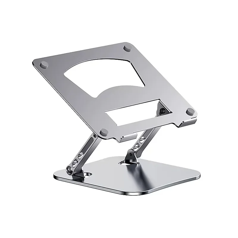 New Portable Carbon Steel Notebook Support Holder Bracket Foldable Folding Rotating Base Laptop Adjustable Stand