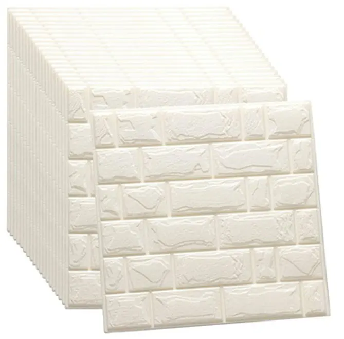 Wallpapers 3d living room wall paper China suppliers sticker self-adhesive 3d tiles