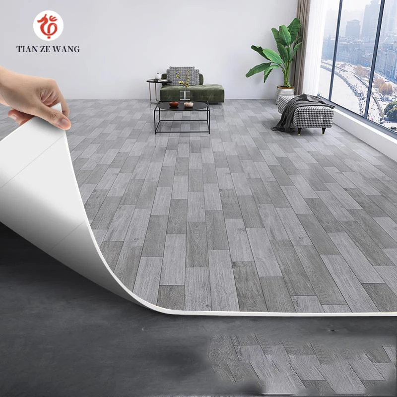 Professional PVC Flooring Roll Linoleum Rolls Colorful Commercial Vinyl for Different Groundhot PVC Modern Indoor Parquet 80 Sqm