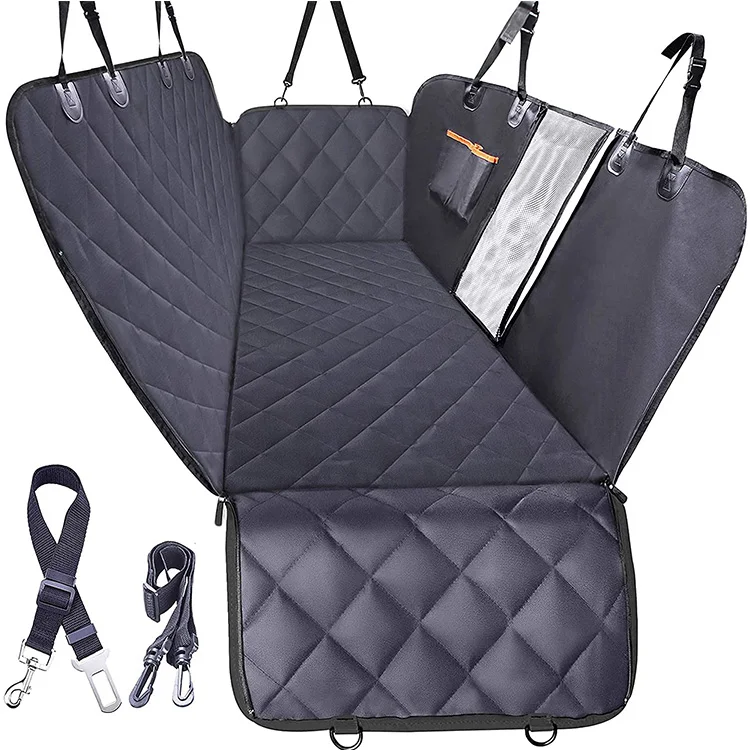 custom out door ecofriendly luxury small waterproof cat pet dog car cover back pet travel xl dog car seat cover for back seat