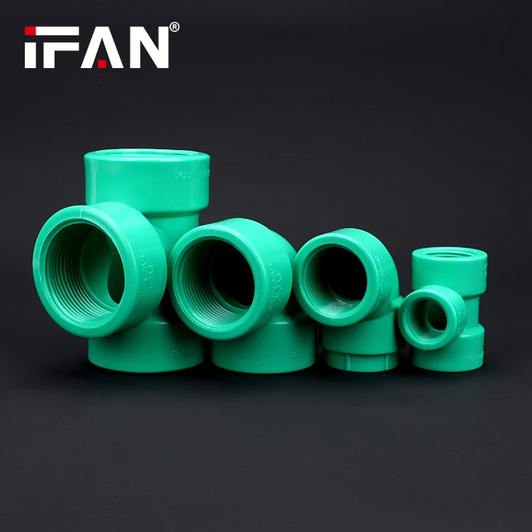 IFAN BSP Thread Fittings 90 Degree PVC Elbow Plastic PVC Pipe Fitting Male Female PVC Fittings