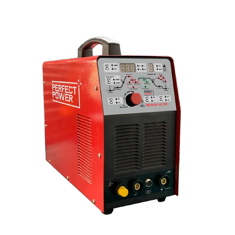 TIG-200P AC/DC TIG сварочный аппарат постоянного/переменного тока импульсный сварки алюминия