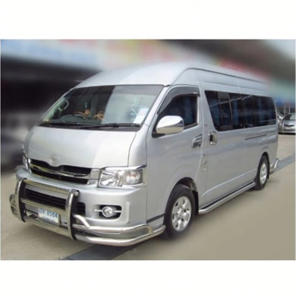 SUNLOP hiace 2005-2009 Grille Guard Wide Body PARTS #000140 Stainless steel  Grille Guard FOR for hiace KDH 200 car accessories