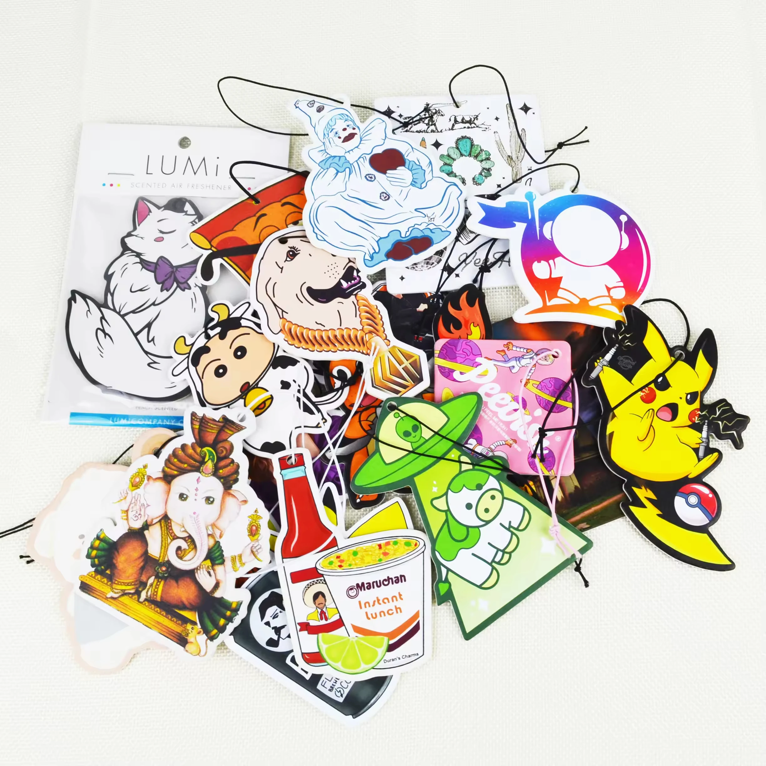 Custom Logo Air Freshener Card In-Car Hanging Perfume for Cars with Scented Card Custom Design