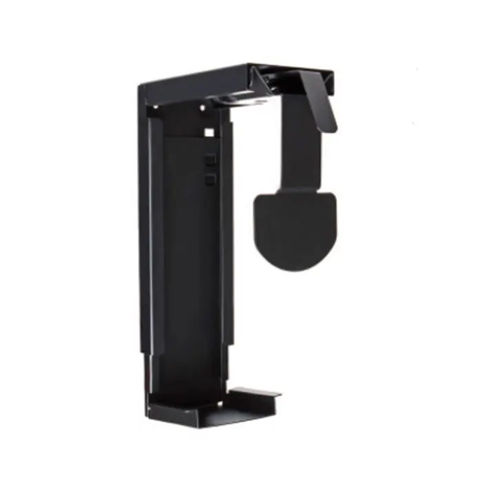 
New product Cold Rolled Steel Under Desk Adjustable CPU Stand Computer Towel Holder Mount for Office 