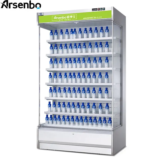 Arsenbo New Style V9 Remote Open Chiller Fridge for Dairy Products With Brand Compressor