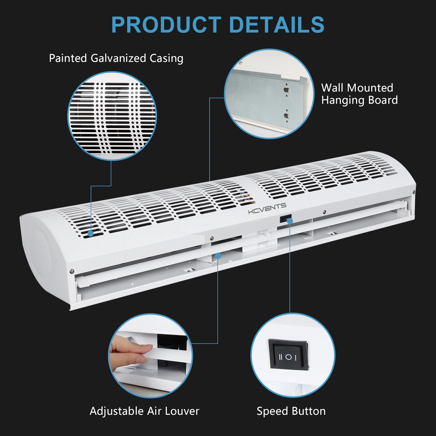 180cm Cross-Flow Air Curtain residential/commercial air curtain 0.6M/0.9M/1.2M/1.5M/1.8M/2.0M