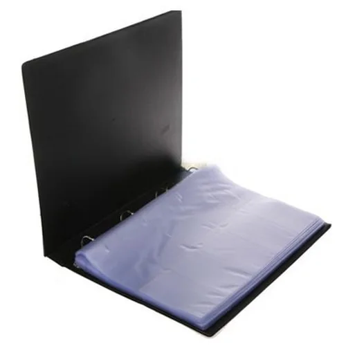 100% PVC Business Name Card Case Large Capacity Cross  Bank Card ID Holder Custom name logo