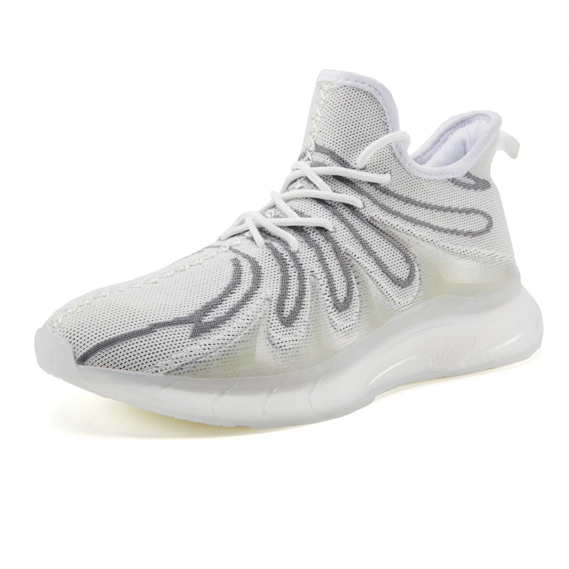 Boys Basketball Shoes Mens Fashion Sport Sneaker Rubber Soul Zapatilla Para Jugar Al Baloncesto De Moda Trend Footwear Running