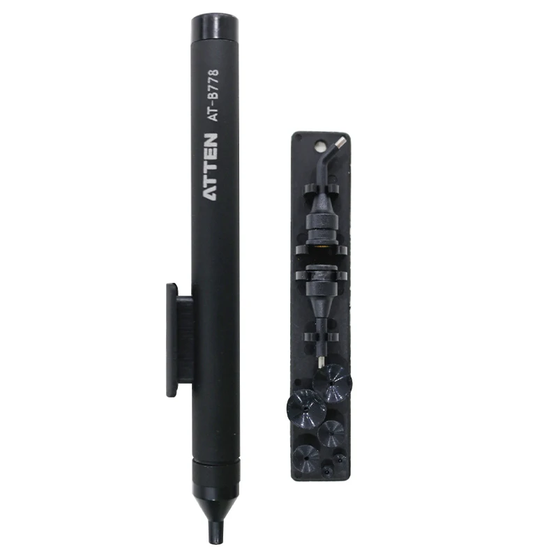  Внимание AT-B778 IC вакуумным отсосом HANDI-VAC инструменты для резьбы по дереву черный Антистатический ESD вакуумная Ручка с 3 всасывания Заголовки SMD палочки карандаш макияжа