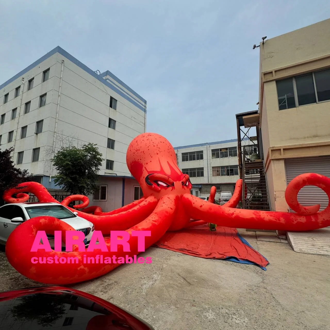 Escaping Octopus inflatable ocean mascot,giant inflatable jellyfish balloon