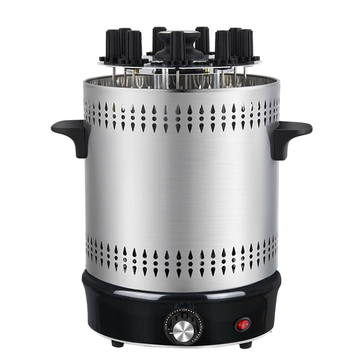 Multi-functional Indoor Smokeless Electric BBQ Grill Household Automatic Rotary Skewer Rotisserie BBQ Grill For Mutton