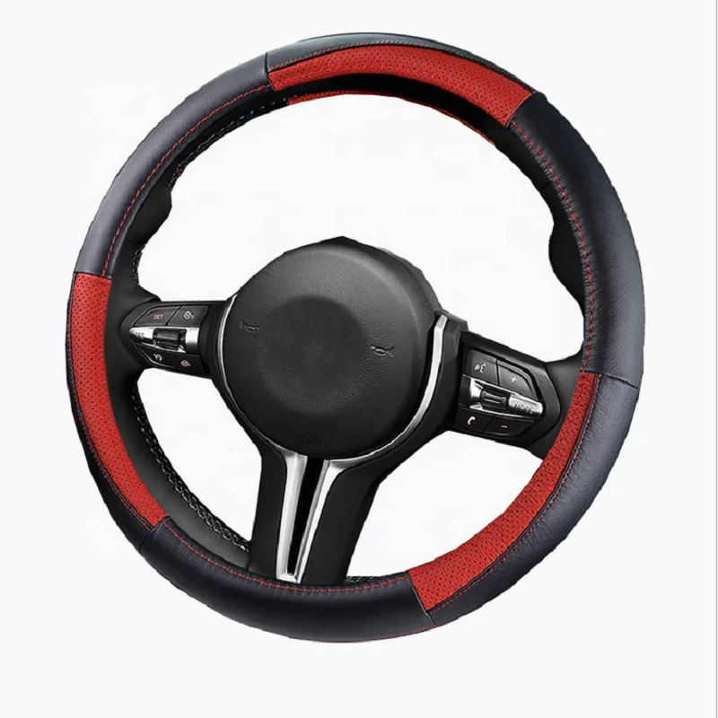 
High quality PU leather auto steering wheel cover 