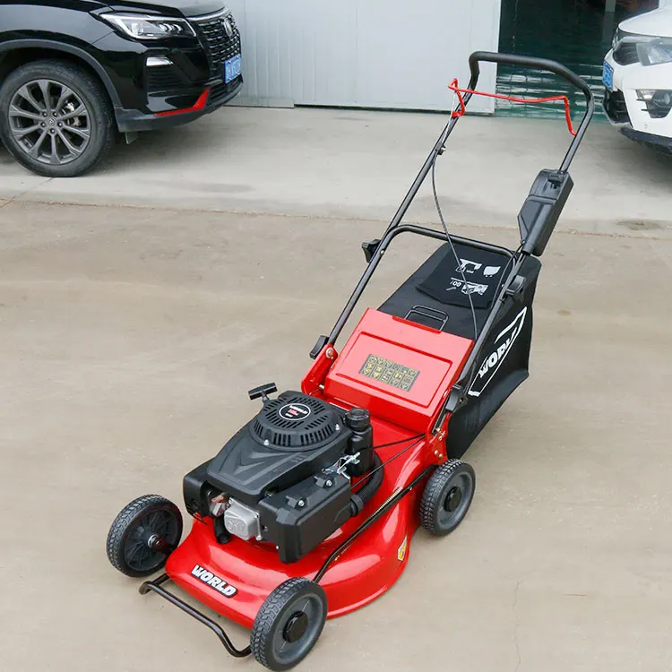 Factory Direct Sale High Quality Small Lawn Mower Cheap Price Four Stroke Robot Lawn Mower Type Garden Lawn Mower Four Wheel