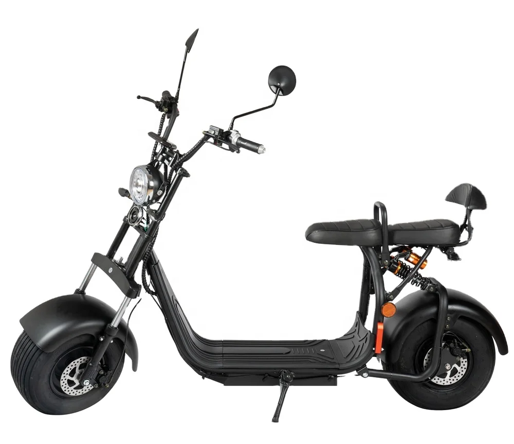 Smarda  carbon scooters 2 wheel mobility citycoco stand up electric scooter with 2 seat