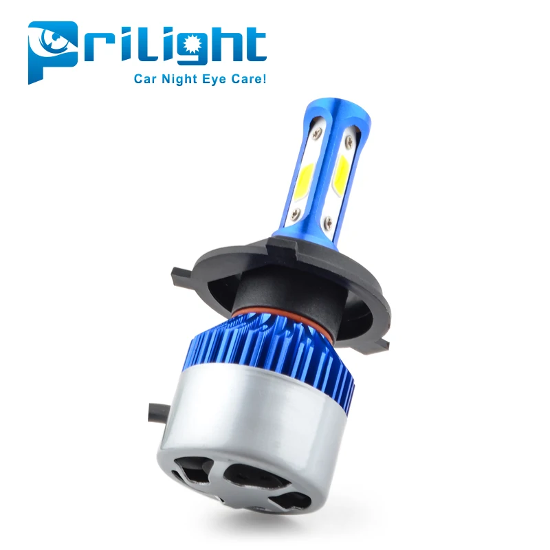 P2 светодиодные фары лампа 72W для 10000LM 9005 9006 HB3 HB4 Автомобильные 12V все гольфкарты оснащены H11 H4 Hi короче спереди и длиннее сзади) дальнего ближнего света лампы