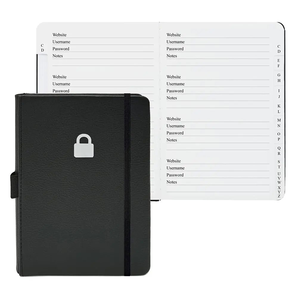 LABON Home Office Email Password Address Book Notebook For Internet Website Address Login