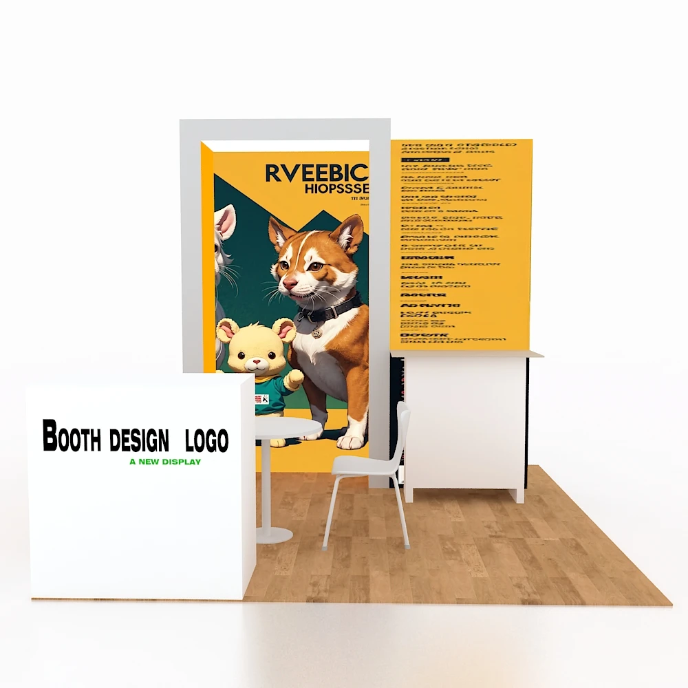 A-NEW DISPLAY 10*10 custom make exhibition 3x3 manufacturer  booth modular trade show booth modern advertising booth exhibition