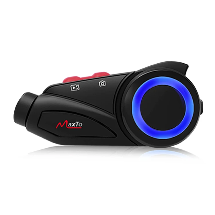 Горячая Распродажа MaxTo M3S беспроводной мотоциклетный шлем Bluetooth гарнитура внутренней связи водонепроницаемый стабилизатор с HD 2K камера рекордер