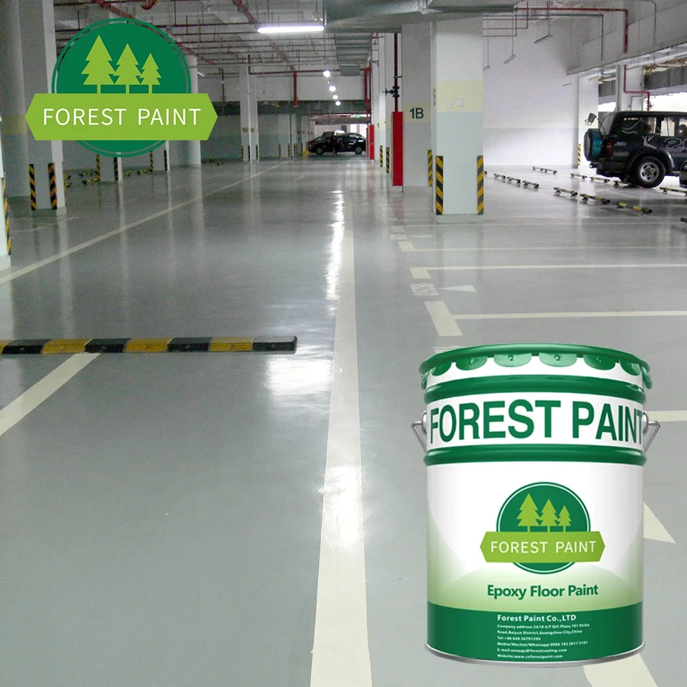 2023 Popular epoxy flooring paint coating for parking lot, warehouse, concrete floor