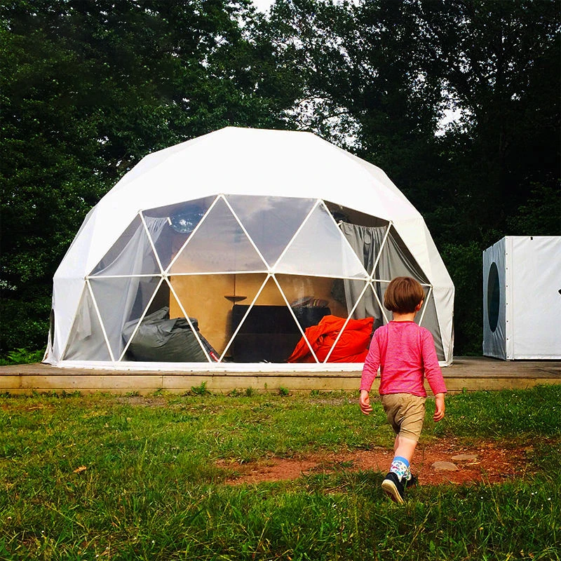 PVC Glamping Transparent Geodesic Dome Tent Event Outdoor Restaurant Tent for sale