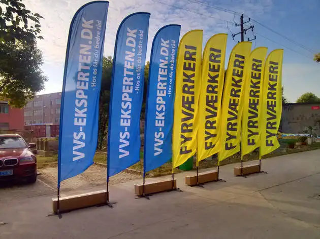 Promotion Feather Flag Flying Flags and Banners Custom advertising feather bow bali beach flags