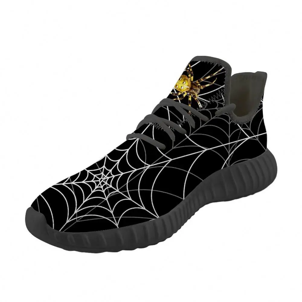  Cheapest Price Spider Black Printing Famous Rubber Footwear Shoes Male Best Sports