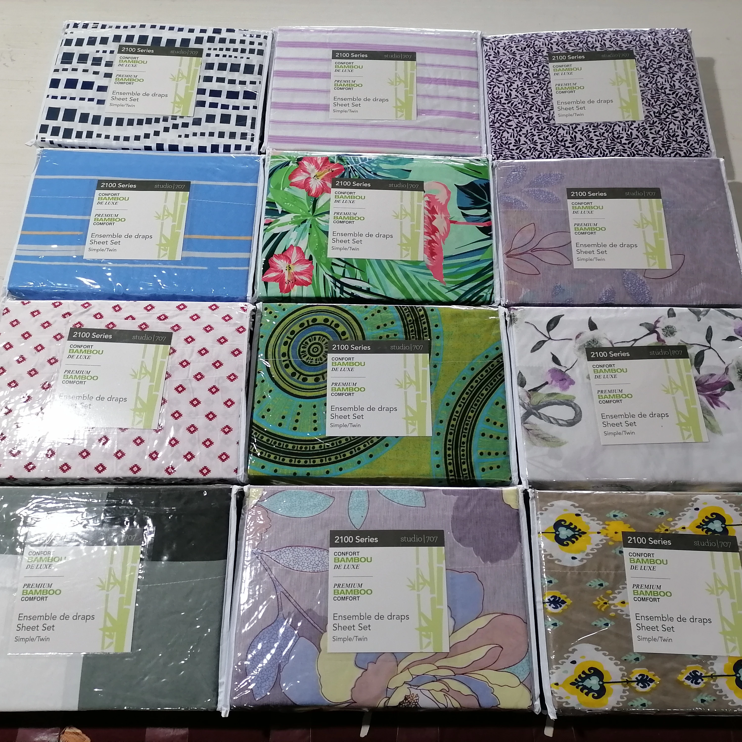 Factory Wholesale Semi Stock Bedsheet Bales  Microfiber Full Bedsheets Sets Egyptian Cotton