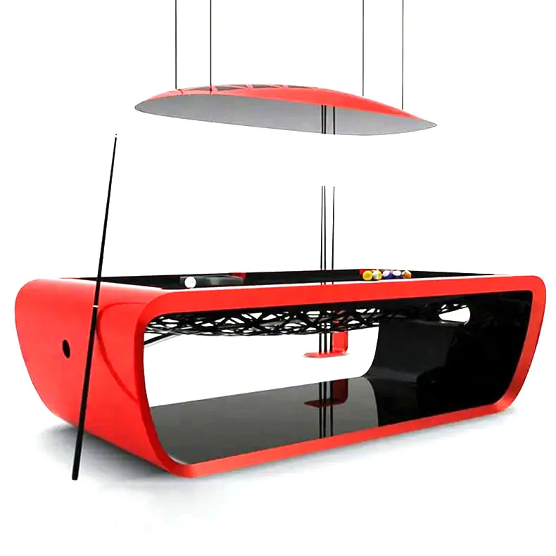 American Luxury 7/8/9ft Modern Custom Dining Pool Table Solid Oak Wood Auto Ball Return Factory Direct Snooker Billiard Table