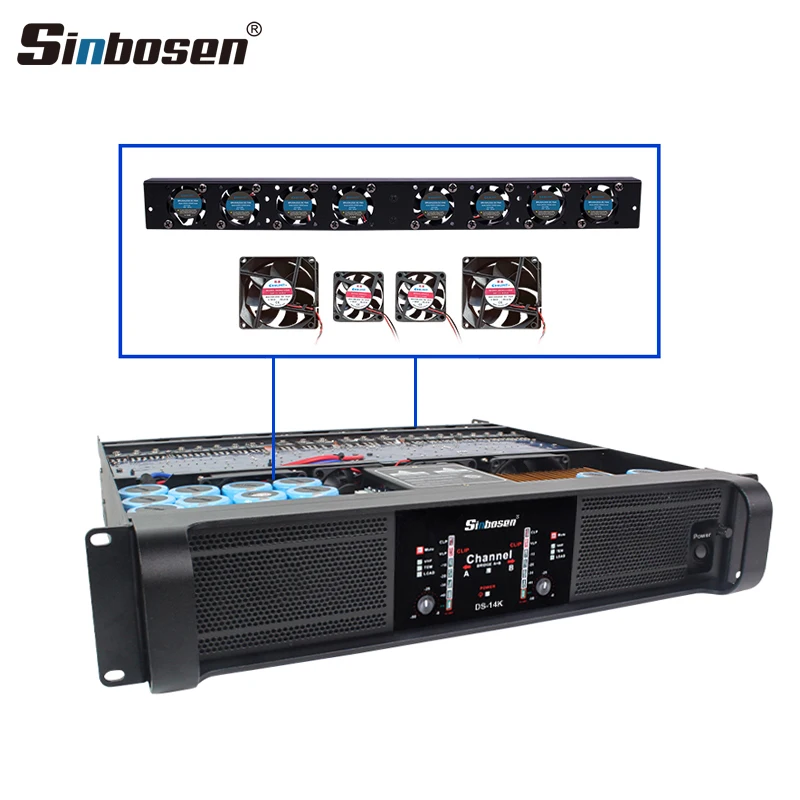 Sinbosen Surround Sound Dual Transformer Stereo Class Td Dj Professional Audio Club Amplifier