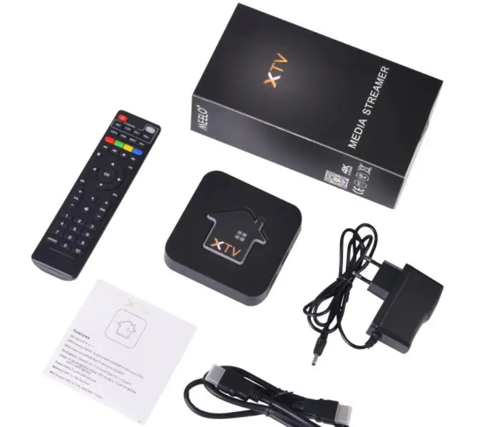 Wholesale Original Meelo XTV Amlogic S905X TV BOX 1+8G double WIFI 5G android top set box new coming model android tv box