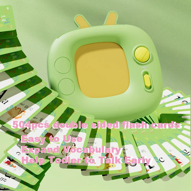 Kid Educational Preschool Words Baby Children Flash Kids Education Hand-held Learning Cards English Math Flash Card Set