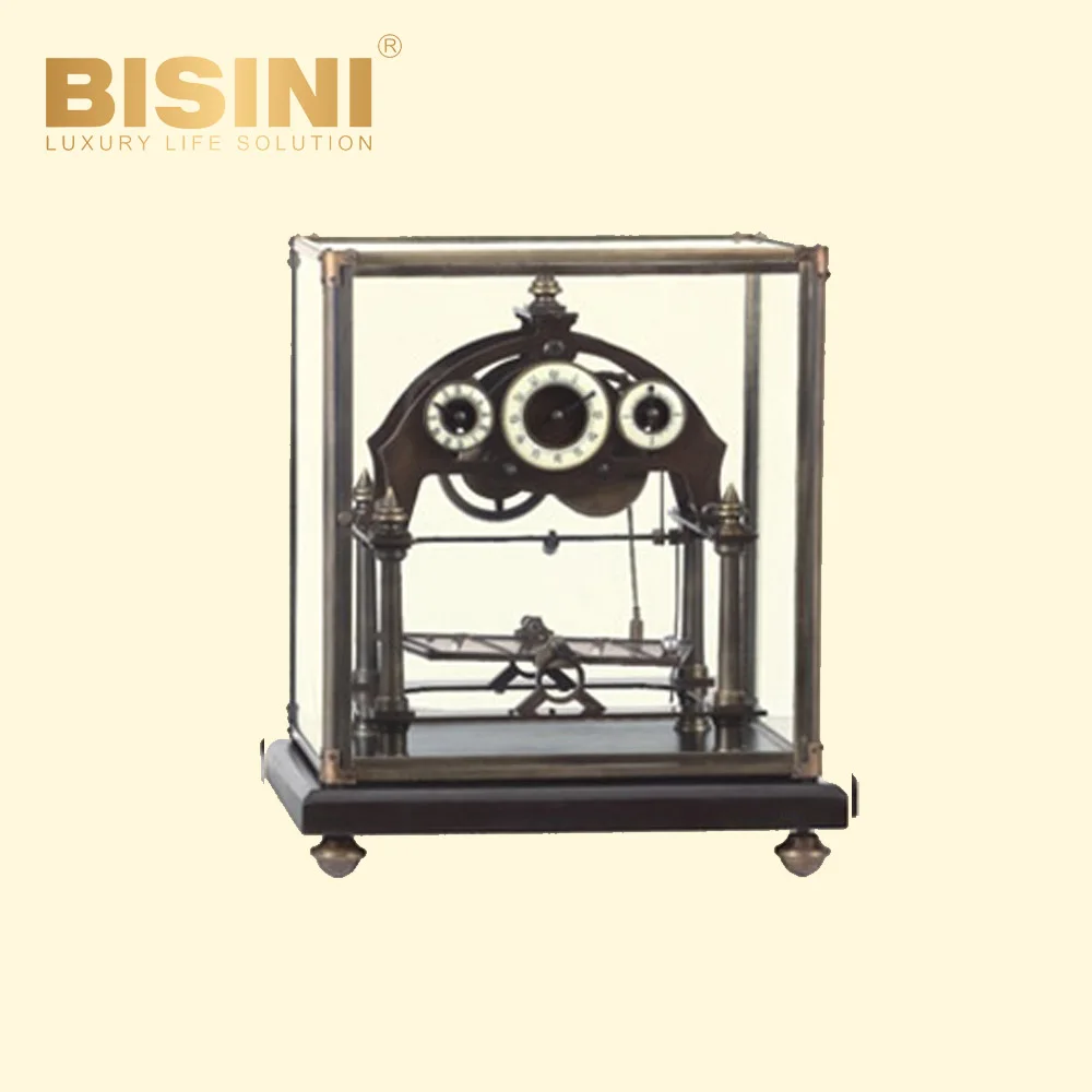 Small and Exquisite butterfly Frame Table Clock Creative Mechanical Pure Copper Gear Desk Clock